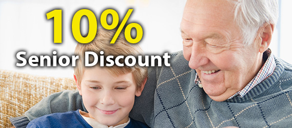10% Senior Discount